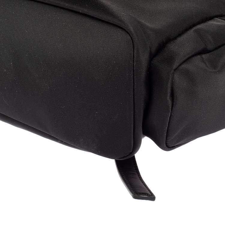 مملوكة مسبقًا Michael Kors Black Nylon and Leather Small Cargo Abbey Backpack