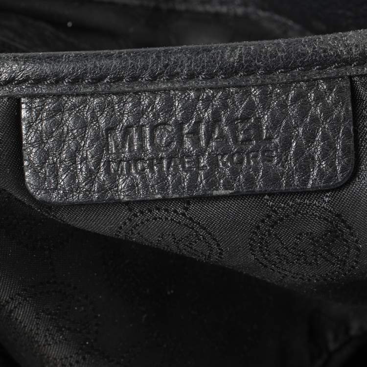 Pre Owned Michael Kors Black Leather Tote