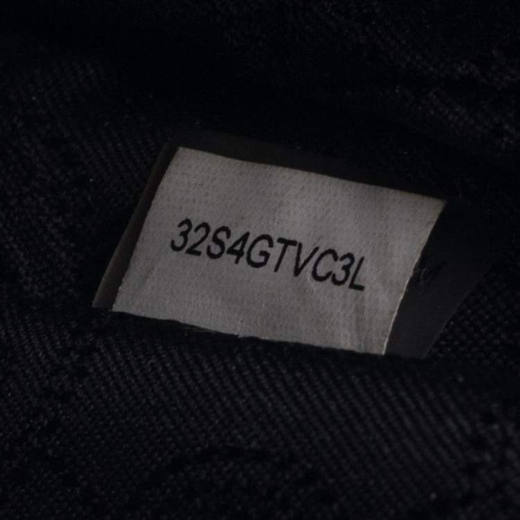 Pre Owned Michael Kors Black Saffiano Leather Jet Set Camera Crossbody Bag