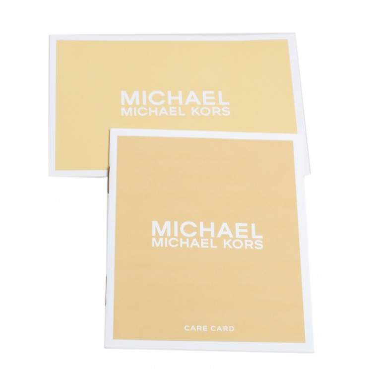 مملوكة مسبقًا Michael Kors Grey Leather Medium Abbey Backpack