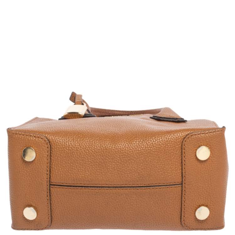 Pre Owned Michael Kors Brown Leather Mercer Tote