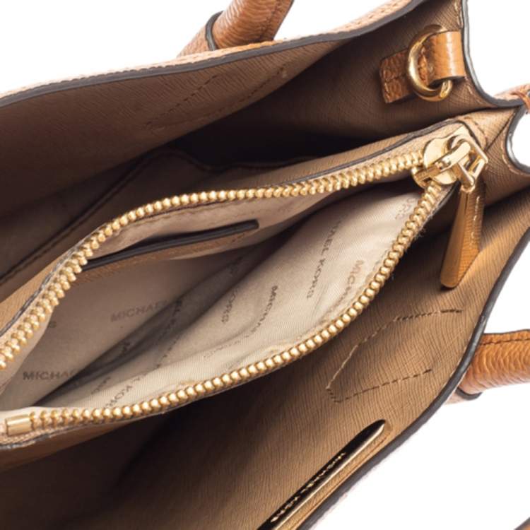 Pre Owned Michael Kors Brown Leather Mercer Tote