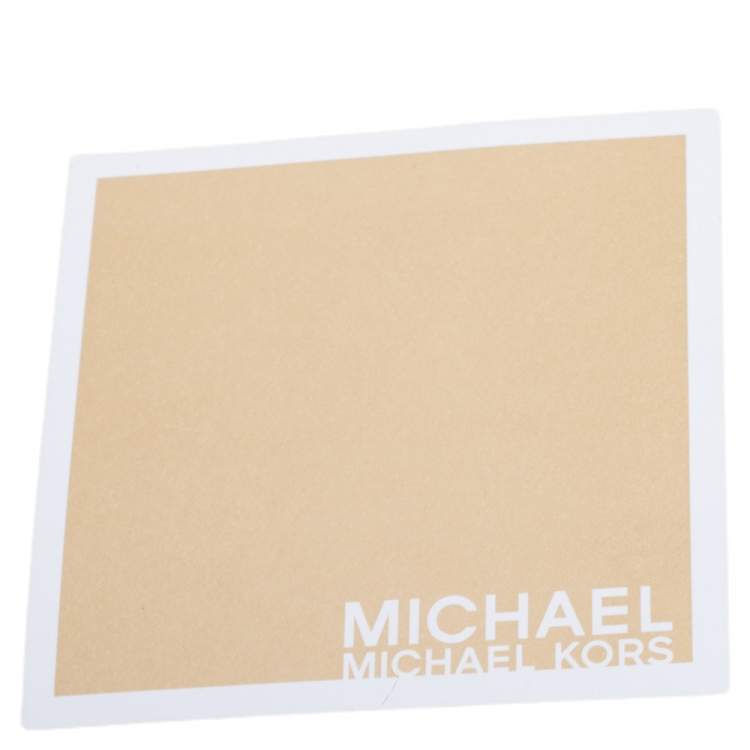 Pre Owned Michael Michael Kors Blue Croc Embossed Leather Dillon Tote