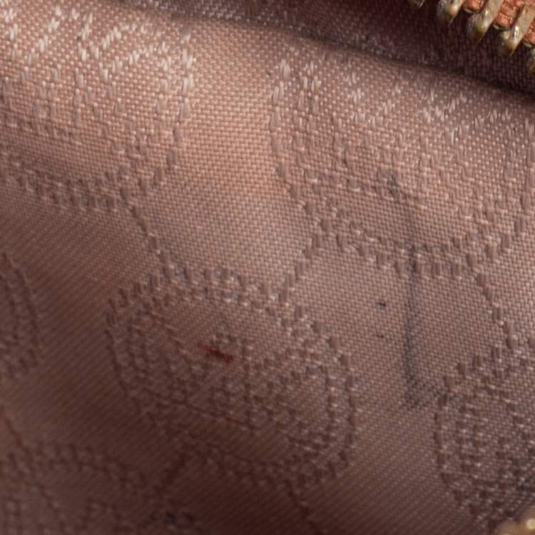 Pre Owned Michael Kors Brown Saffiano Leather Jet Set Camera Crossbody Bag