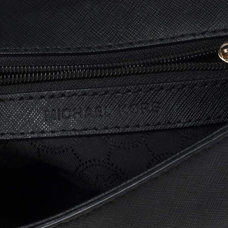 Pre Owned Michael Kors Black Leather Extra Small Ava Crossbody Bag 