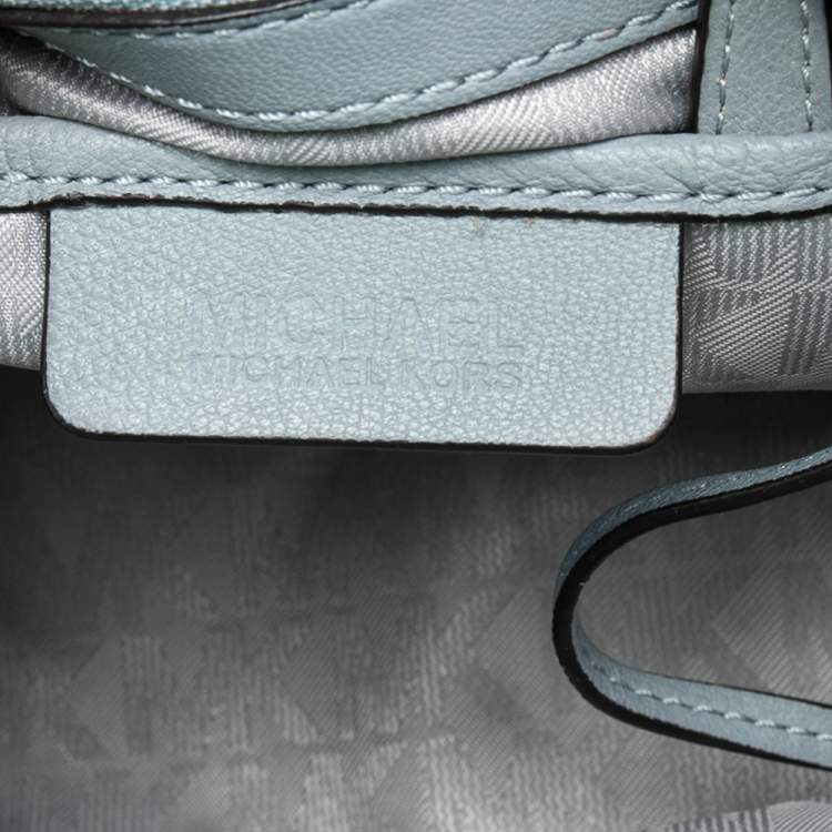 Pre Owned Michael Kors Grey Quilted Leather Rachel Satchel