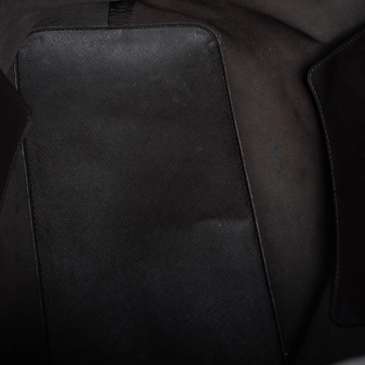 Pre Owned Michael Kors Dark Brown Leather Large Jet Set Travel Tote