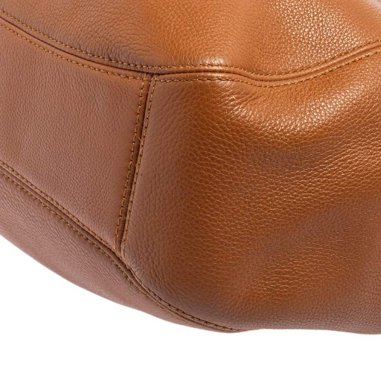 Pre Owned MICHAEL Michael Kors Tan Leather Fulton Hobo