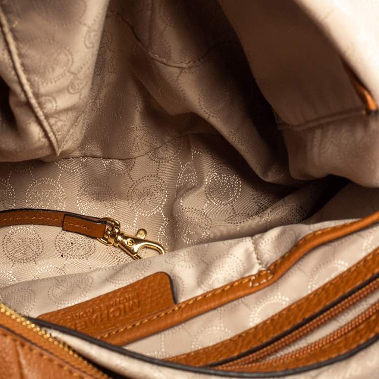 Pre Owned MICHAEL Michael Kors Tan Leather Fulton Hobo