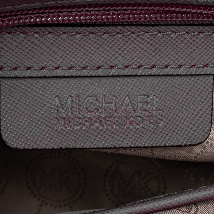 Pre Owned MICHAEL Michael Kors Pink Leather Cindy Dome Satchel