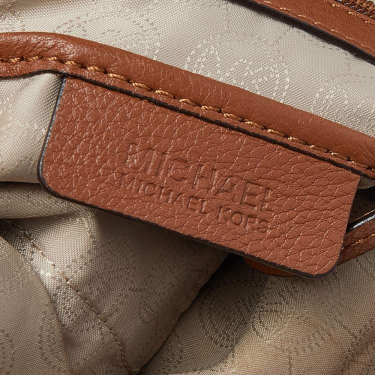 Pre Owned Michael Kors Brown Leather Bedford Satchel