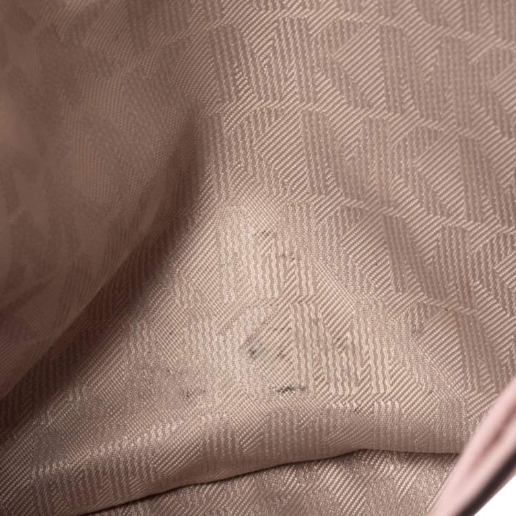 Pre Owned Michael Kors Pink Leather Small Ava Top Handle Bag