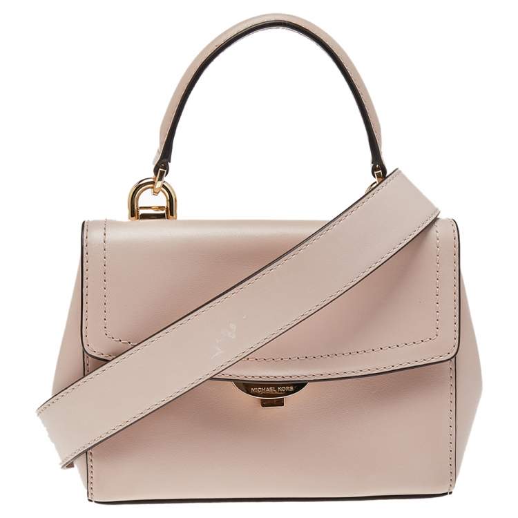 Michael Kors Pink Leather Ava Top Handle Bag Michael Kors | The Luxury  Closet