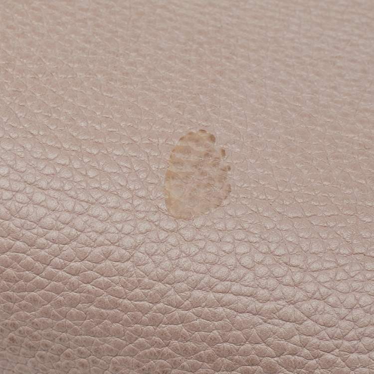 Pre Owned Michael Kors Beige Leather Large Mercer Tote