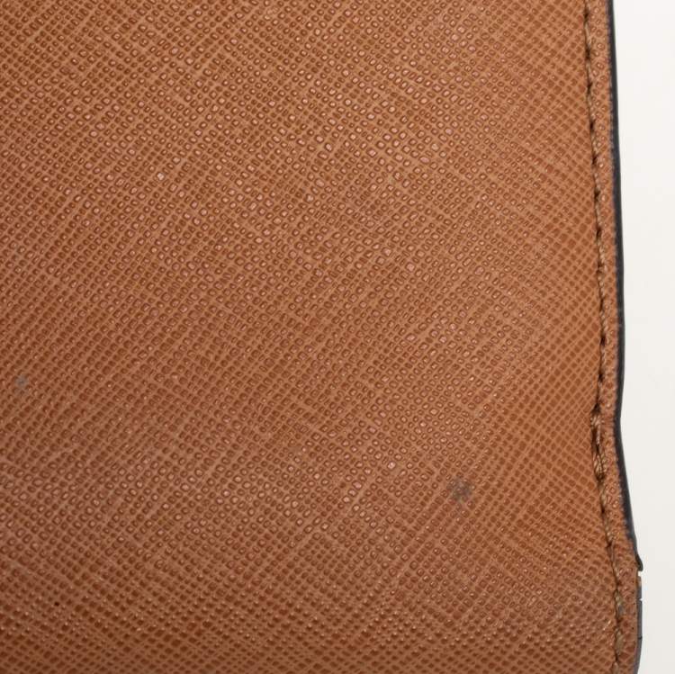 Pre Owned Michael Kors Tan Leather Continental Wallet