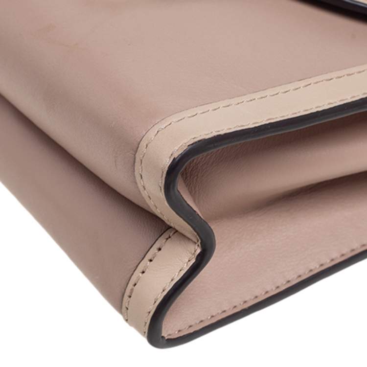 Pre Owned Michael Kors Beige Leather Whitney Shoulder Bag