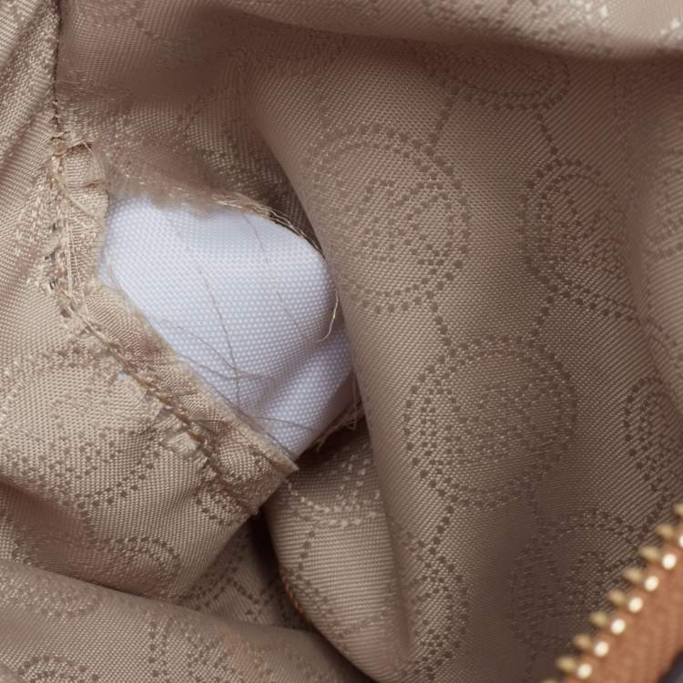 Pre Owned Michael Kors Brown Saffiano Leather Savannah Satchel