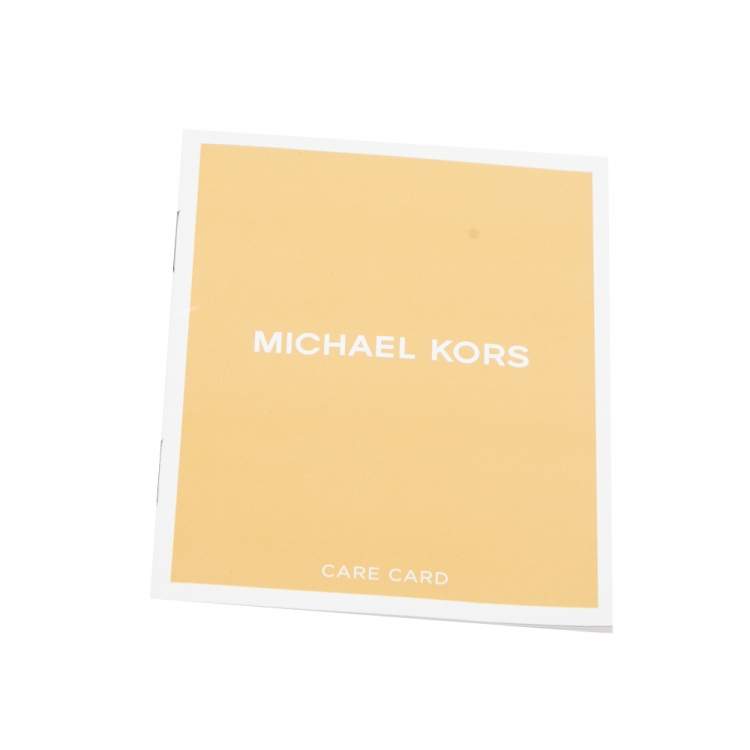 Pre Owned Michael Kors Maroon Leather Mini Ava Crossbody Bag