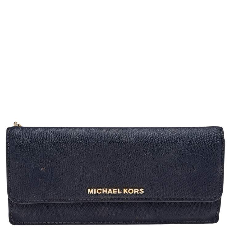 Michael Kors Jet Set Travel Leather Wallet 