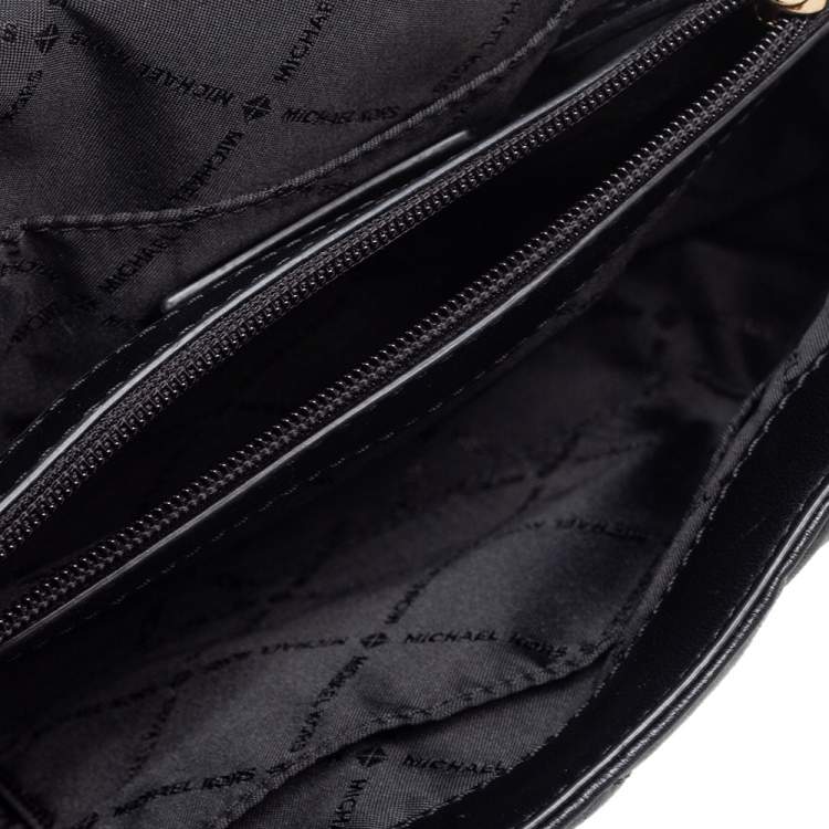 Pre Owned Michael Kors Black Quilted Leather Vivianne Shoulder Bag