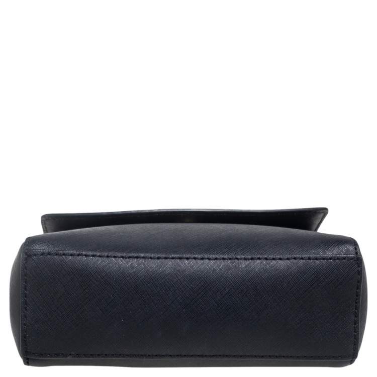 Pre Owned Michael Kors Black Leather Mini Ava Crossbody Bag