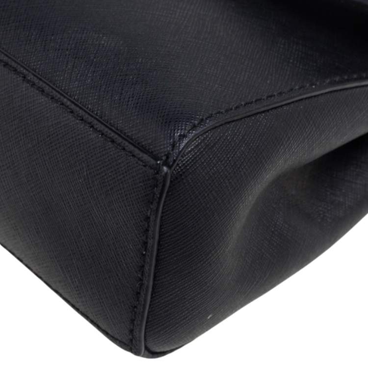 Pre Owned Michael Kors Black Leather Mini Ava Crossbody Bag