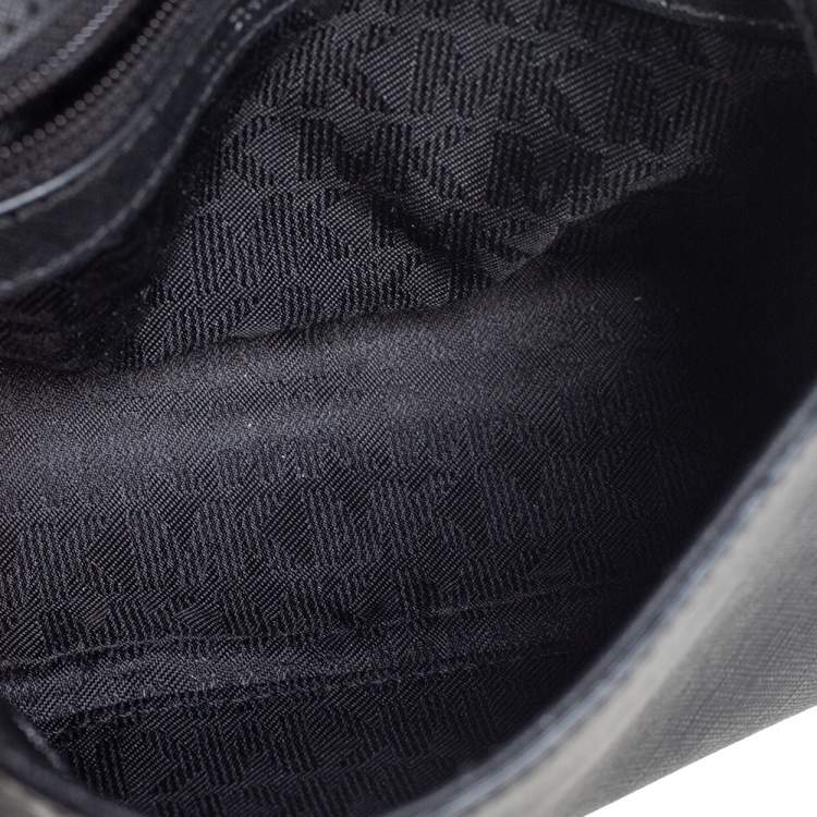 Pre Owned Michael Kors Black Leather Mini Ava Crossbody Bag