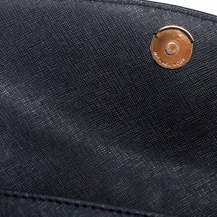 Pre Owned Michael Kors Black Leather Mini Ava Crossbody Bag