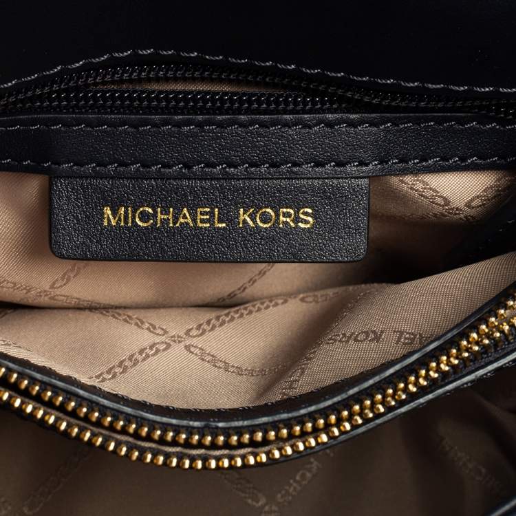 Pre Owned Michael Kors Blue Denim and Leather Whitney Shoulder Bag