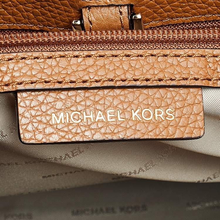 Pre Owned Michael Kors Multicolor Coated Canvas And Leather Bristol Medium Top Handle Bag