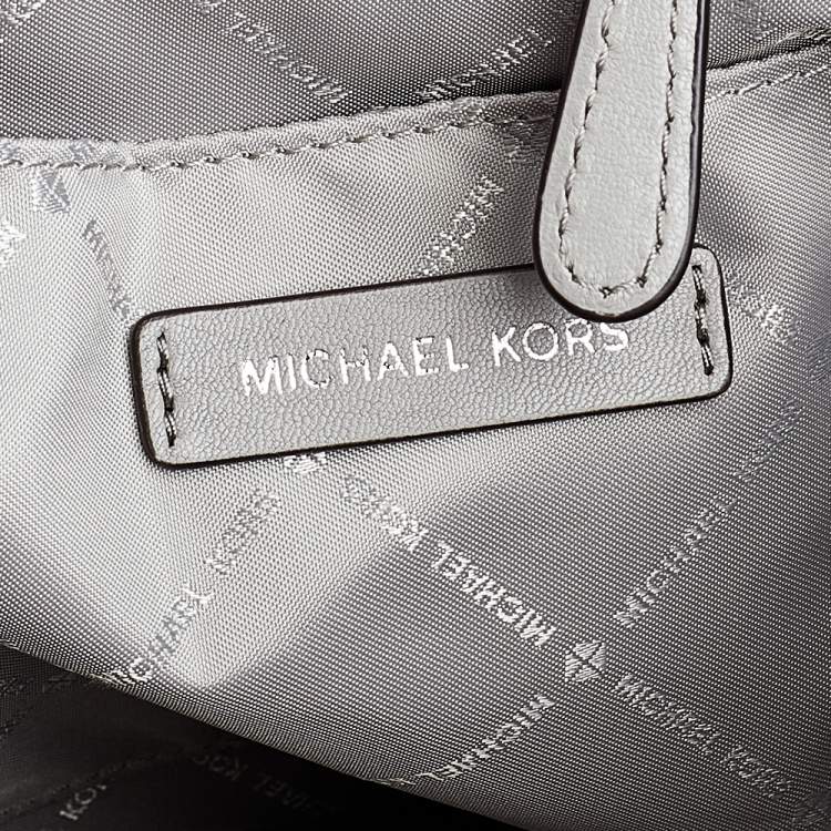 Pre Owned Michael Kors Grey Quilted Leather Peyton Large Convertible Tote