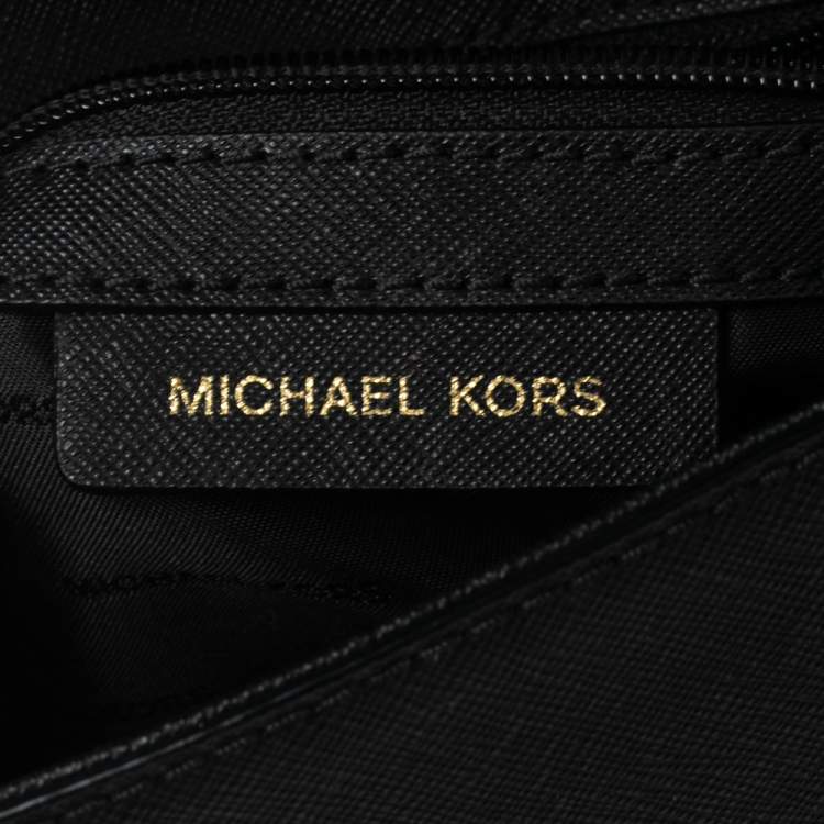 Pre Owned Michael Kors Black Leather Mini Ava Crossbody Bag