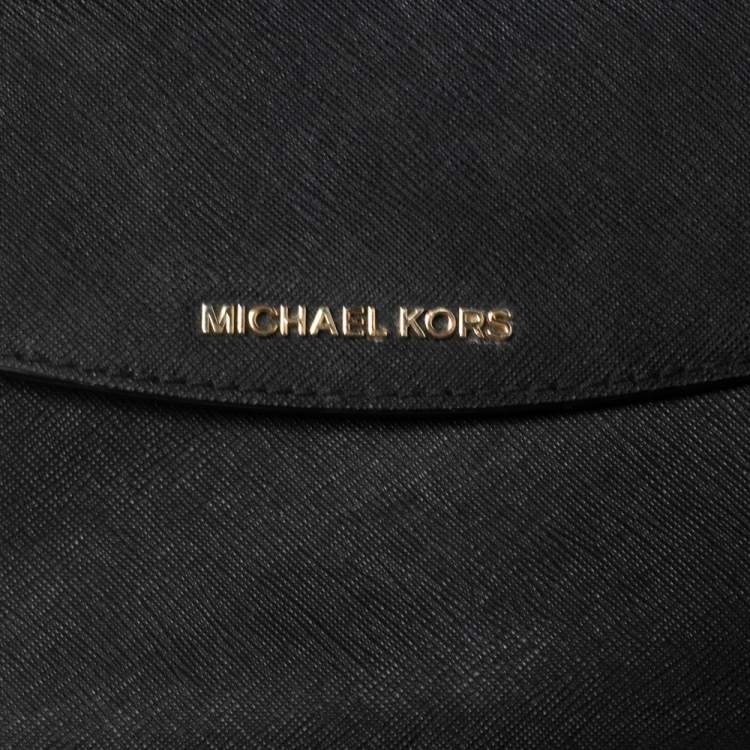 Pre Owned Michael Kors Black Leather Mini Ava Crossbody Bag