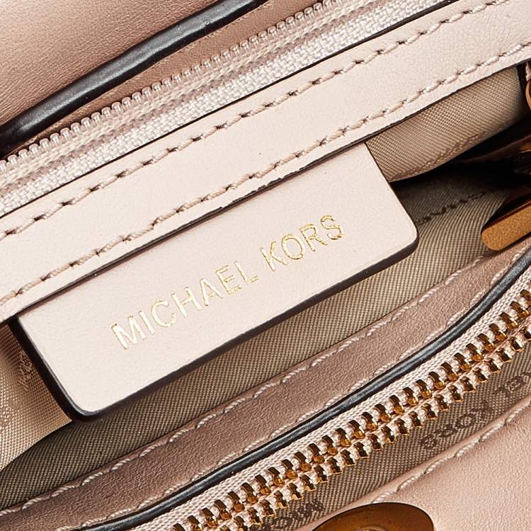 Pre Owned Michael Kors Pink Leather Satchel