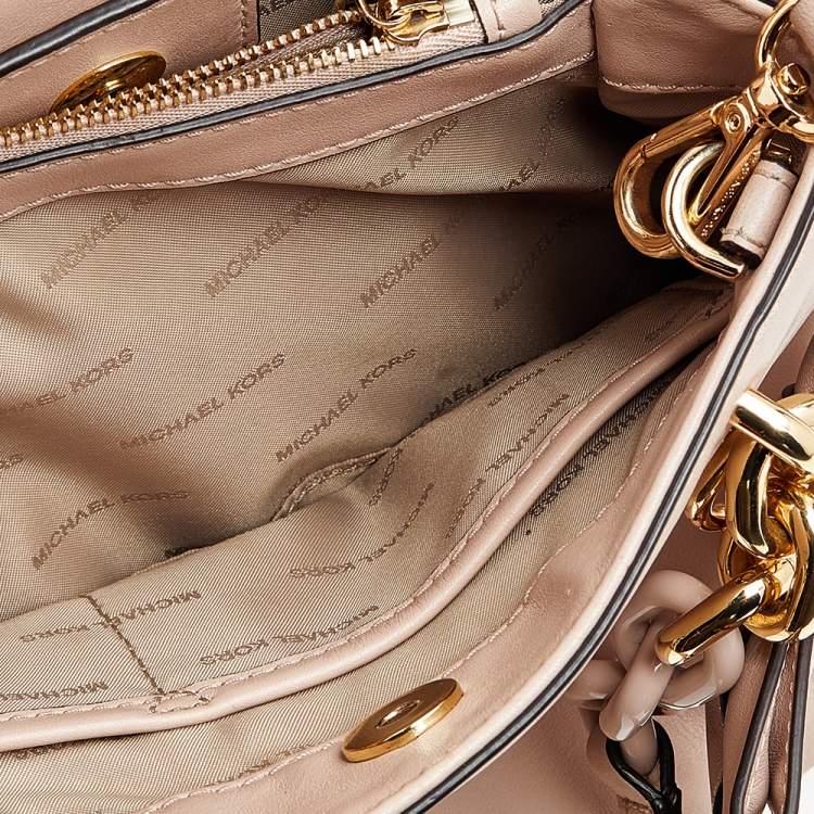 Pre Owned Michael Kors Pink Leather Satchel