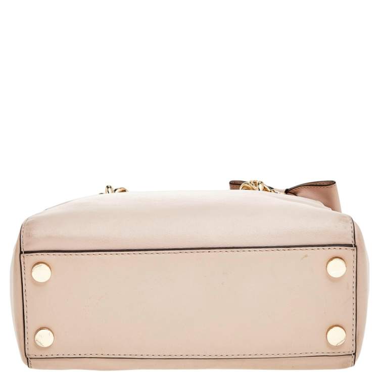 Pre Owned Michael Kors Pink Leather Satchel