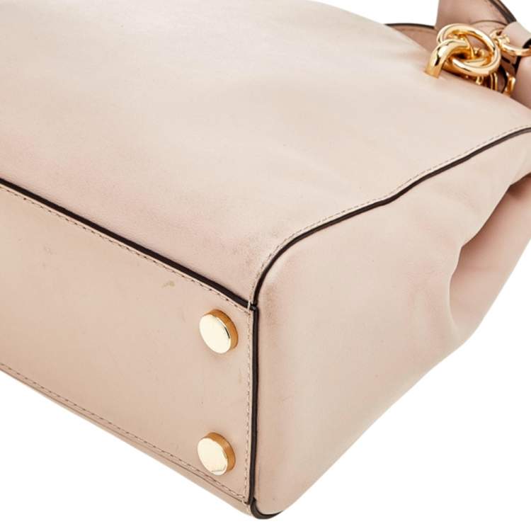 Pre Owned Michael Kors Pink Leather Satchel