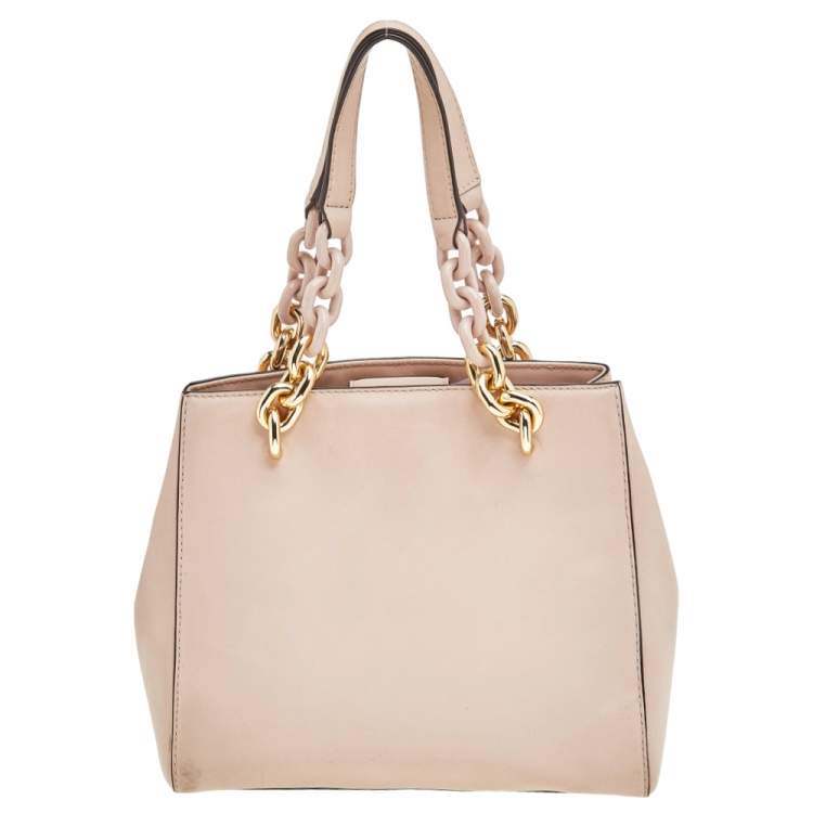 Pre Owned Michael Kors Pink Leather Satchel