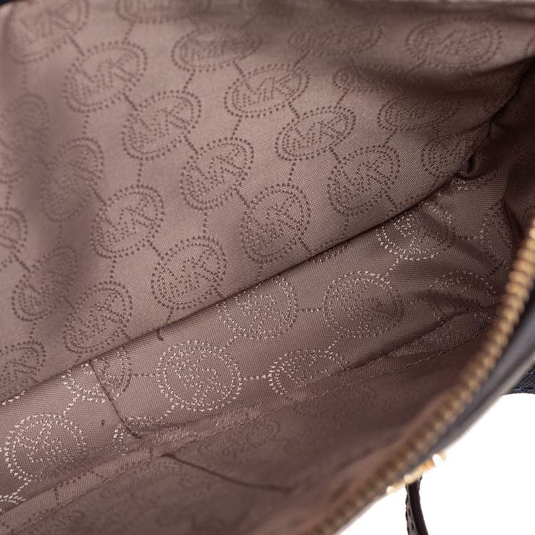 مملوكة مسبقًا Michael Kors Blue Saffiano Leather Jet Set Camera Crossbody Bag