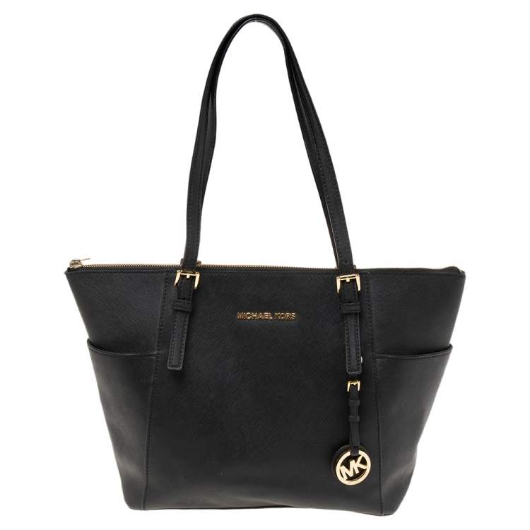 Michael kors sale black medium bag