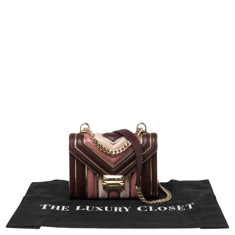 Pre Owned Michael Kors Multicolor Quilted Leather Whitney Shoulder Bag