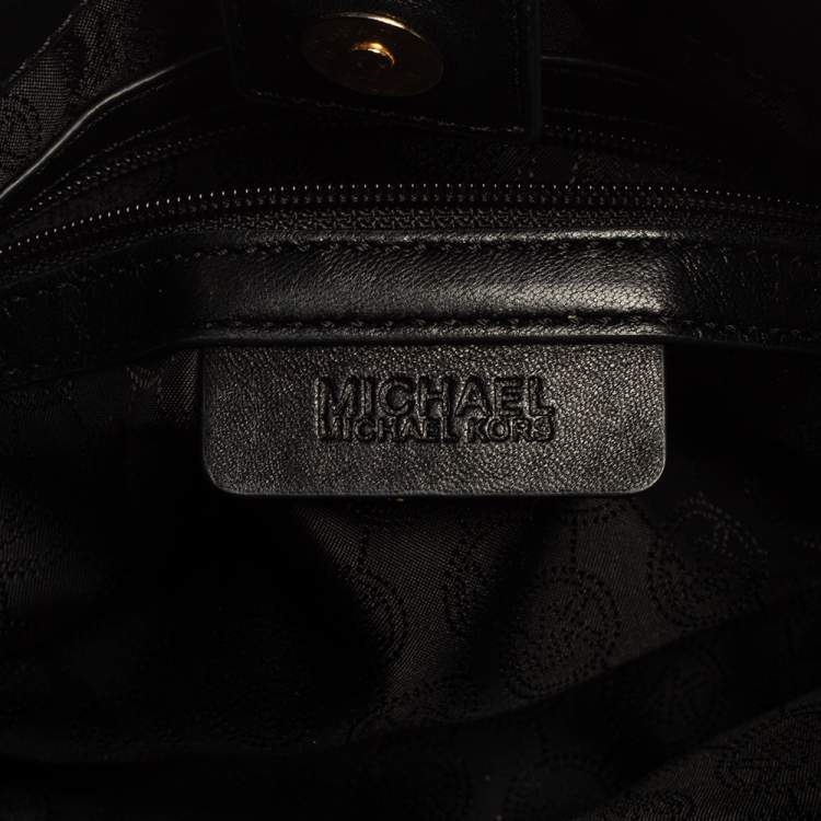 Pre Owned Michael Kors Black Quilted Leather Susannah Tote