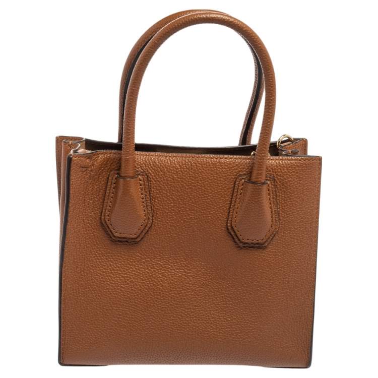 Pre Owned Michael Kors Brown Leather Satchel