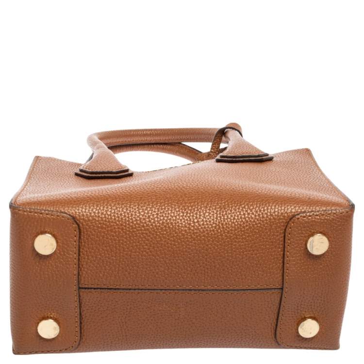 Pre Owned Michael Kors Brown Leather Satchel