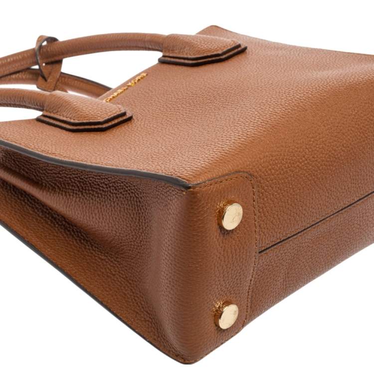 Pre Owned Michael Kors Brown Leather Satchel