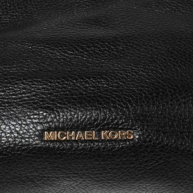 Pre Owned MICHAEL Michael Kors Black Leather Jet Set Chain Shoulder Bag