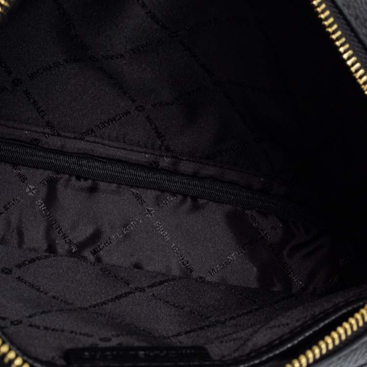 Pre Owned Michael Kors Black Leather Shoulder Bag