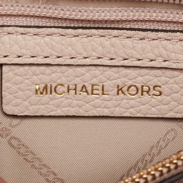 Pre Owned Michael Kors Powder Pink Leather Whitney Shoulder Bag
