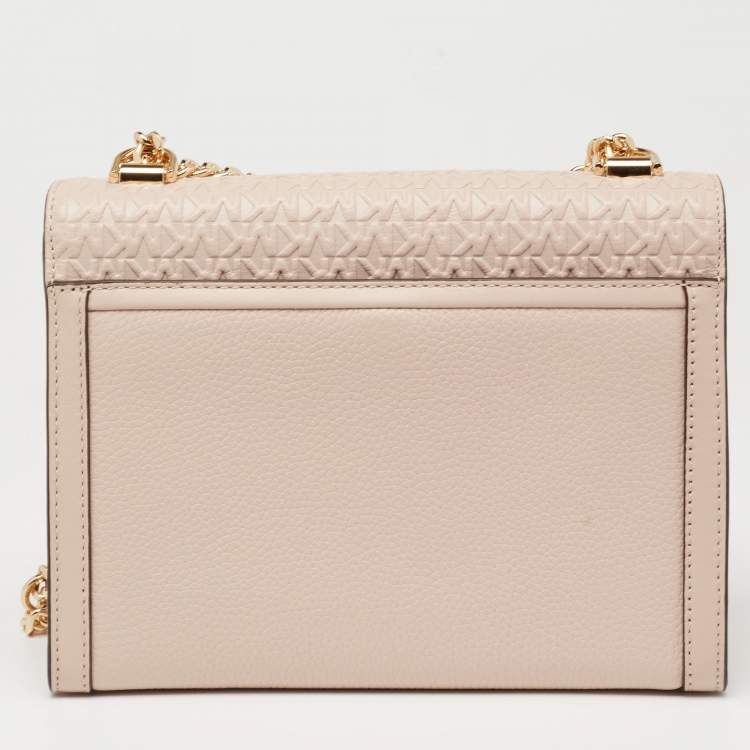 Pre Owned Michael Kors Powder Pink Leather Whitney Shoulder Bag