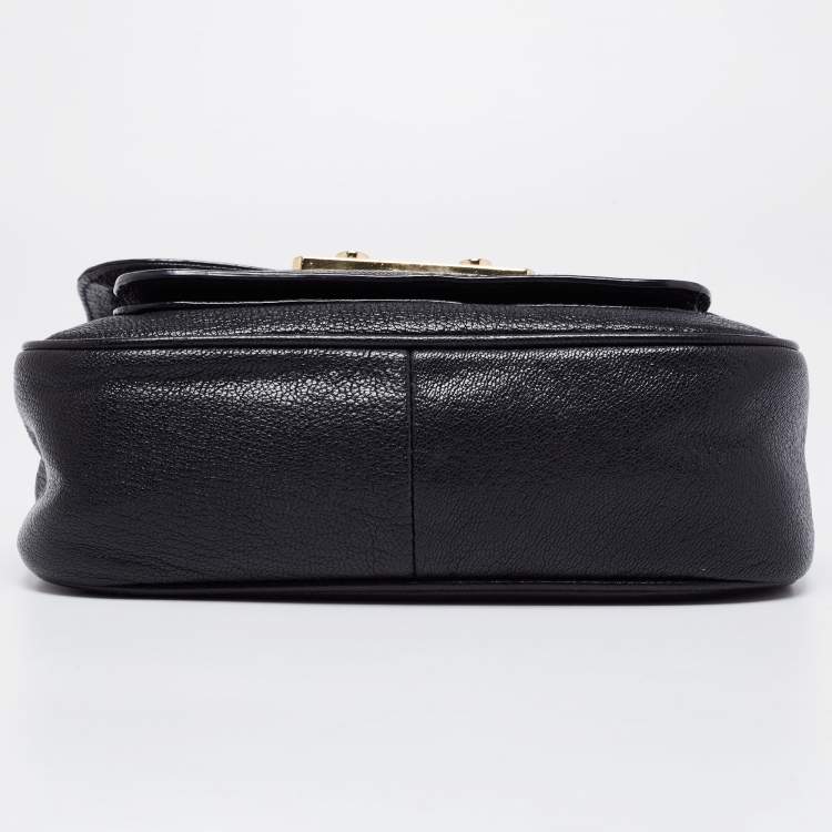 Pre Owned Michael Kors Black Leather Sloan Crossbody Bag